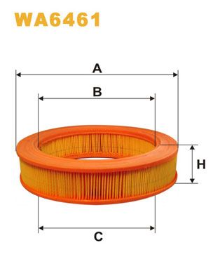 WIX FILTERS Gaisa filtrs WA6461